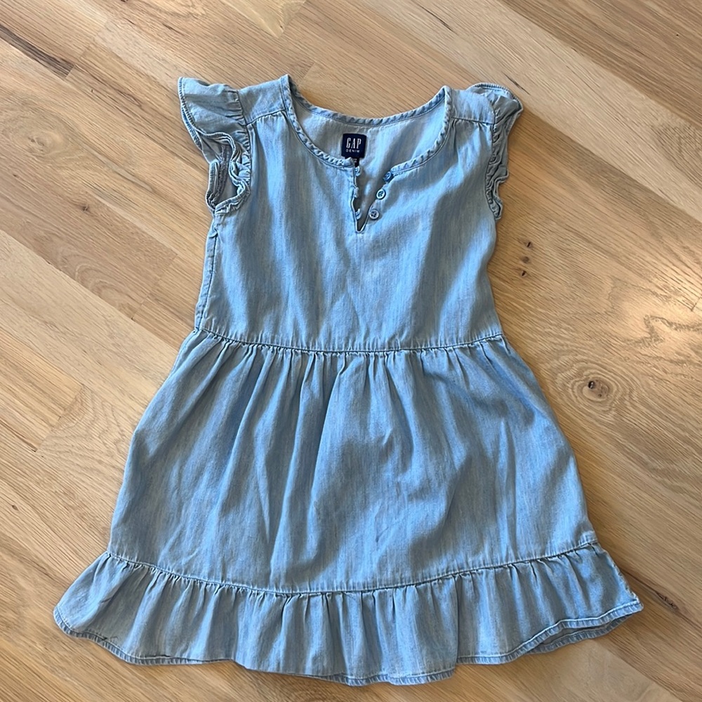 Girls Gap Dress - Light weight denim - Size Small